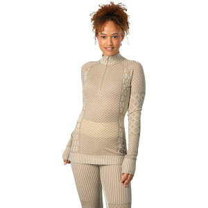 �J�� �c���[ ���f�B�[�X �g�b�v�X T�V���c Kari Traa Smekker 1/2-Zip Top - Women's Mocha ���J