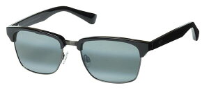 yz }ECW fB[X TOXEACEFA ANZT[ Maui Jim Kawika Polarized Sunglasses Gloss Black/Antique Pewter