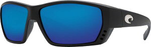 yz RX^f}[ fB[X TOXEACEFA ANZT[ Costa Del Mar Tuna Alley 580G Polarized Sunglasses Black/Blue Mirror