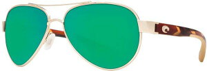 【送料無料】 コスタデルマール レディース サングラス・アイウェア アクセサリー Costa Del Mar Loreto 580G Sunglasses Rose Gold/Green