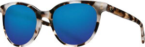 yz RX^f}[ fB[X TOXEACEFA ANZT[ Costa Del Mar Isla 580G Polarized Sunglasses Shiny Tgr Cowr Frm/Bl Mir