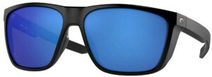 【送料無料】 コスタデルマール メンズ サングラス・アイウェア アクセサリー Costa Del Mar Ferg XL 580G Polarized Sunglasses Matte Black/Blue Mirror