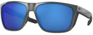 yz RX^f}[ Y TOXEACEFA ANZT[ Costa Del Mar Ferg XL 580G Polarized Sunglasses Shiny Gray/Blue Mirror