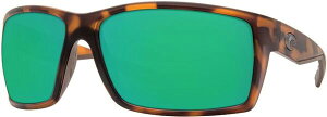 yz RX^f}[ fB[X TOXEACEFA ANZT[ Costa Del Mar Reefton Blackout Mirror 580G Polarized Sunglasses Tortoise/Green