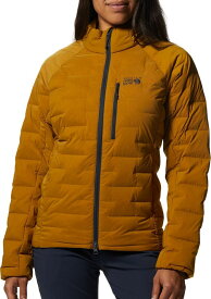 【送料無料】 マウンテンハードウェア レディース ジャケット・ブルゾン ダウンジャケット アウター Mountain Hardwear Women's Stretchdown Jacket Olive Gold