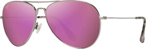 yz }ECW Y TOXEACEFA ANZT[ Maui Jim Mavericks Polarized Aviator Sunglasses Rose Gold