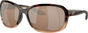 yz RX^f}[ Y TOXEACEFA ANZT[ Costa Del Mar Women's Seadrift 580G Sunglasses Shiny Tortoise Fade