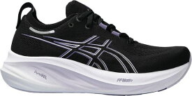 【送料無料】 アシックス レディース スニーカー シューズ ASICS Women's GEL-Nimbus 26 Running Shoes Black/Purple