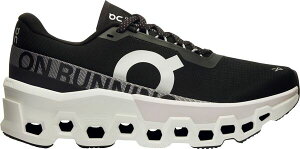 yz IW[ fB[X Xj[J[ V[Y On Women's Cloudmonster 2 Running Shoes Black/White