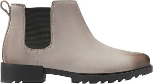 �\���� ���f�B�[�X �V���[�Y �X�j�[�J�[ �`�F���V�[ �u�[�c SOREL Women's Emelie II Chelsea Waterproof Boots Quarry/Black �u���b�N