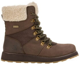 【送料無料】 カミック レディース ブーツ・レインブーツ シューズ Kamik Women's Ariel F Waterproof Winter Boots Dark Brown