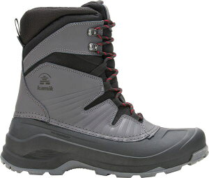J~bN Y V[Y u[cECu[c Kamik Men's Iceland 200g Waterproof Insulated Winter Boots Black/Charcoal ubN
