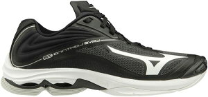 �~�Y�m ���f�B�[�X �V���[�Y �X�j�[�J�[ Mizuno Women's Wave Lightning Z6 Volleyball Shoes Black/Silver �u���b�N
