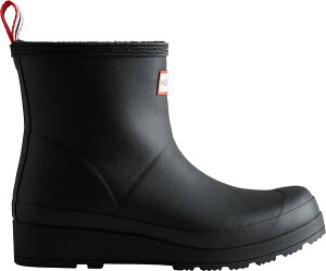 yz n^[ fB[X u[cECu[c V[Y Hunter Boots Women's Play Vegan Shearling Insulated Short Wellington Boots Black