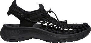 yz L[ fB[X T_ V[Y KEEN Women's UNEEK Two-Cord Sandals Black/Black