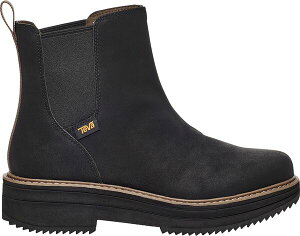 �e�o ���f�B�[�X �V���[�Y �T���_�� �`�F���V�[�u�[�c �`�F���V�[ �u�[�c Teva Women's Midform Chelsea Boots Black �u���b�N
