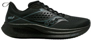 �T�b�J�j�[ ���f�B�[�X �V���[�Y �X�j�[�J�[ Saucony Women's Ride 17 Running Shoes Triple Black �u���b�N