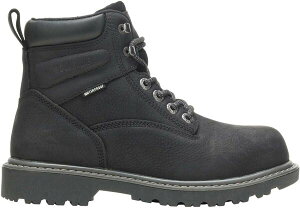 yz E@ fB[X u[cECu[c V[Y Wolverine Women's Floorhand Soft-Toe Work Boots Black