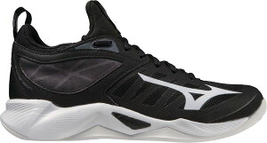 ~Ym fB[X V[Y Xj[J[ Mizuno Women's Wave Dimension Volleyball Shoes Black/White zCg