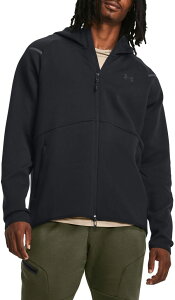 A_[A[}[ Y AE^[ p[J[EXEFbg t[X Under Armour Men's Unstoppable Fleece Full-Zip Hoodie Black ubN