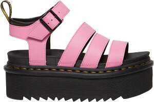 yz hN^[}[` fB[X T_ V[Y Dr. Martens Women's Blaire Quad Athena Leather Platform Sandals Fondant Pink Athena