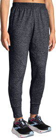 【送料無料】 ブルックス レディース カジュアルパンツ ボトムス Brooks Women's Luxe Joggers Heather Black