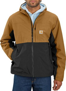 yz J[n[g Y WPbgEu] AE^[ Carhartt Men's Packable Lightweight Storm Defender Jacket Carhartt Brown/Black