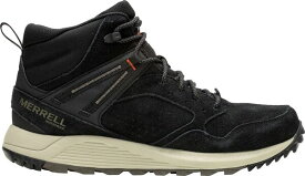 【送料無料】 メレル メンズ ブーツ・レインブーツ シューズ Merrell Men's Wildwood Mid Leather Waterproof Hiking Boots Black