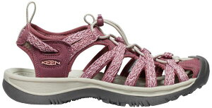 L[ fB[X V[Y T_ KEEN Women's Whisper Sandals Rose Brown/Peach Parfait s[`