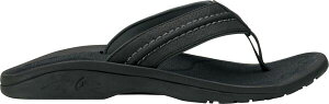 �I���J�C �����Y �V���[�Y �T���_�� OluKai Men's Hokua Sandals Black/Dark Shadow �u���b�N