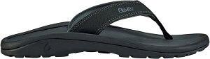 yz IJC Y T_ V[Y OluKai Men's eOhana Sandals Black/Shadow