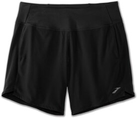 【送料無料】 ブルックス レディース ハーフパンツ・ショーツ ボトムス Brooks Women's Chaser 7" Shorts Black
