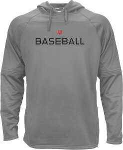 �}���[�V �����Y �A�E�^�[ �p�[�J�[�E�X�E�F�b�g Marucci Men's Baseball Convertible Hoodie Gray �O���[