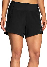 【送料無料】 ブルックス レディース カジュアルパンツ ボトムス Brooks Women's Chaser 5" Shorts Black