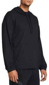 A_[A[}[ Y AE^[ p[J[EXEFbg Under Armour Men's Rival Waffle Hoodie Black/White zCg
