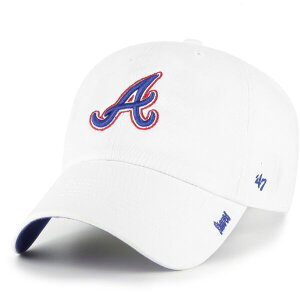 yz tH[eB[Zu Y Xq ANZT[ '47 Adult Atlanta Braves City Connect 2025 Clean Up Adjustable Hat