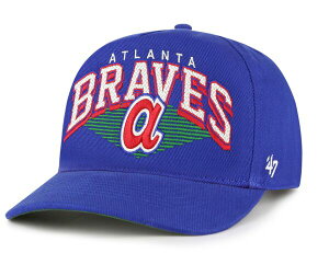 yz tH[eB[Zu Y Xq ANZT[ '47 Adult Atlanta Braves Royal Cooperstown Pomona Hitch Adjustable Hat
