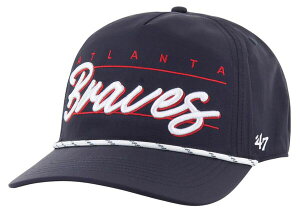 �t�H�[�e�B�[�Z�u�� ���f�B�[�X �A�N�Z�T���[ �X�q '47 Adult Atlanta Braves Navy Condor Hitch Adjustable Hat �l�C�r�[