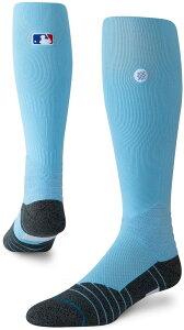 �X�^���X �����Y �A���_�[�E�F�A �C�� Stance Adult MLB Diamond Pron-Field Baseball Socks Light Blue �u���[