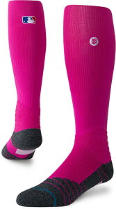 �X�^���X �����Y �A���_�[�E�F�A �C�� Stance Adult MLB Diamond Pron-Field Baseball Socks Pink �s���N