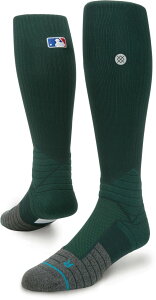 �X�^���X �����Y �A���_�[�E�F�A �C�� Stance Adult MLB Diamond Pron-Field Baseball Socks Green �O���[��