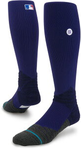 �X�^���X �����Y �A���_�[�E�F�A �C�� Stance Adult MLB Diamond Pron-Field Baseball Socks Purple �p�[�v��
