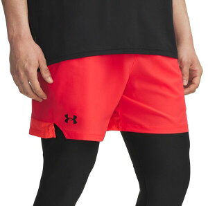 yz A_[A[}[ Y n[tpcEV[c {gX Under Armour Men's Vanish Woven 6" Shorts Racer Red/Black