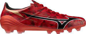 �~�Y�m �����Y �V���[�Y �X�j�[�J�[ Mizuno Alpha II Japan FG Soccer Cleats Red/Black �u���b�N