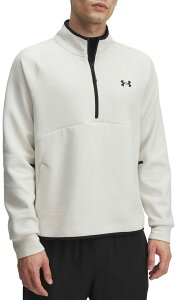 A_[A[}[ Y AE^[ p[J[EXEFbg t[X Under Armour Men's Unstoppable Fleece 1/2 Zip Hoodie Summit White zCg