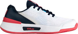 yz EB\ fB[X Xj[J[ V[Y Wilson Women's Intrigue Pro Tennis Shoes White/Navy Blue