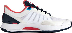 yz EB\ fB[X Xj[J[ V[Y Wilson Women's Intrigue Tour Tennis Shoes White/Navy Blue