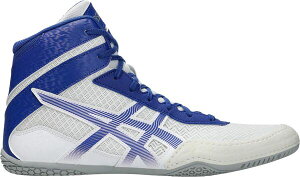 yz AVbNX Y Xj[J[ V[Y ASICS Men's Matcontrol 3 Wrestling Shoes White/Dark Cobalt