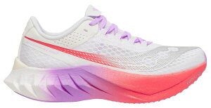 �T�b�J�j�[ ���f�B�[�X �V���[�Y �X�j�[�J�[ Saucony Women's Endorphin Pro 4 Running Shoes White/Purple �z���C�g