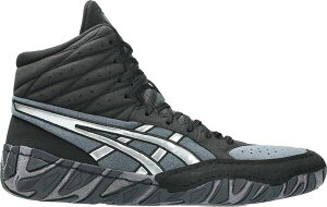 yz AVbNX Y Xj[J[ V[Y ASICS Men's Aggressor 6 Wrestling Shoes Black/Silver